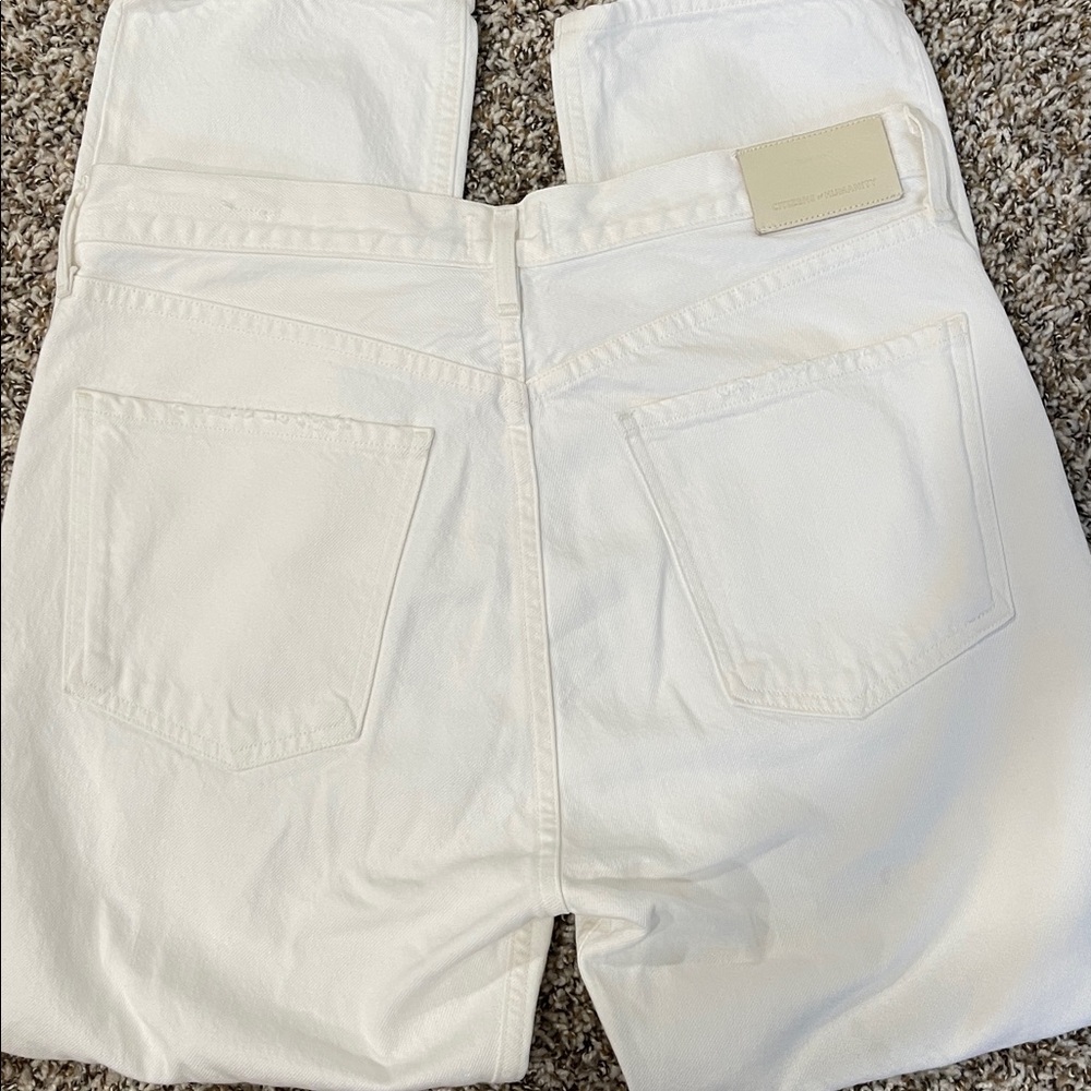 NWT Citizens of Humanity Charlotte Crop in Fiori High Rise Straight Jeans 29